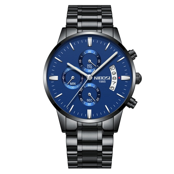 Men Watch Top Brand Men's Watch Fashion Watches Relogio Masculino Military Quartz Wrist Watches Hot Clock Male Sports NIBOSI