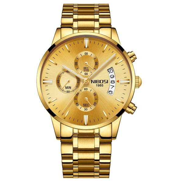 Men Watch Top Brand Men's Watch Fashion Watches Relogio Masculino Military Quartz Wrist Watches Hot Clock Male Sports NIBOSI