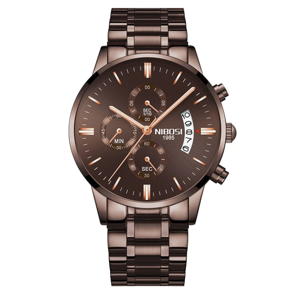 Men Watch Top Brand Men's Watch Fashion Watches Relogio Masculino Military Quartz Wrist Watches Hot Clock Male Sports NIBOSI