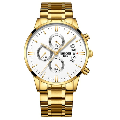 Men Watch Top Brand Men's Watch Fashion Watches Relogio Masculino Military Quartz Wrist Watches Hot Clock Male Sports NIBOSI